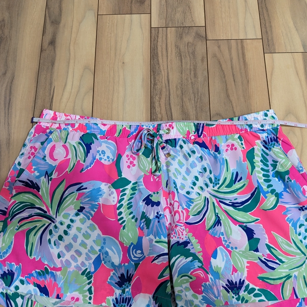 EUC! Lilly Pulitzer Katia Shorts Multi Raise The Bar Size XL - Picture 5 of 13